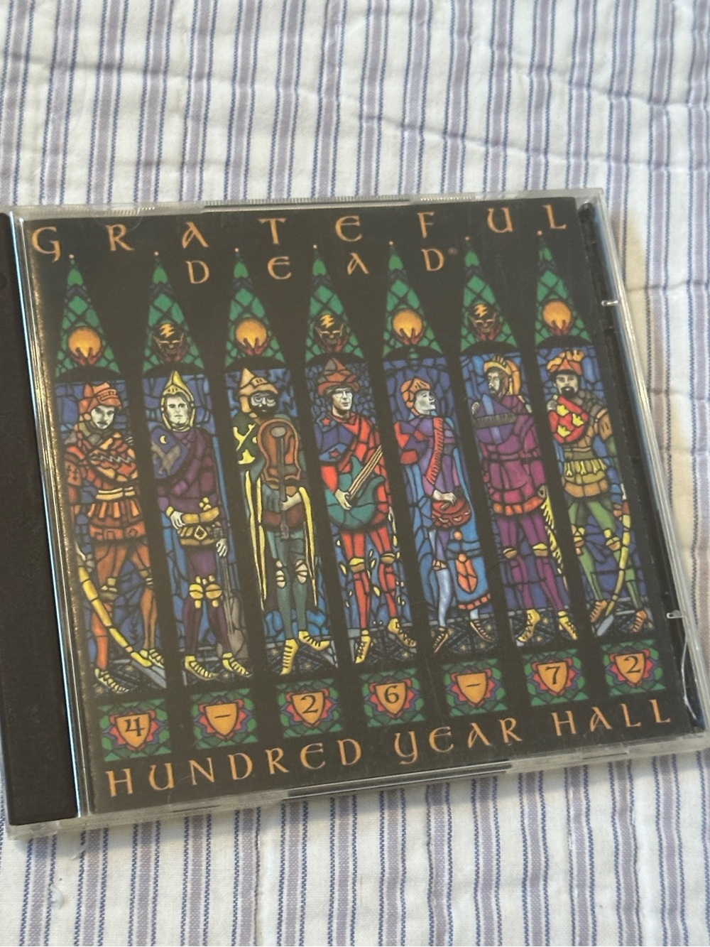 Grateful Dead 2 CD Set — Hundred Year Hall - Stained-Glass Cover Art 70s 90s